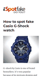 Mobile Screenshot of ispotfake.com